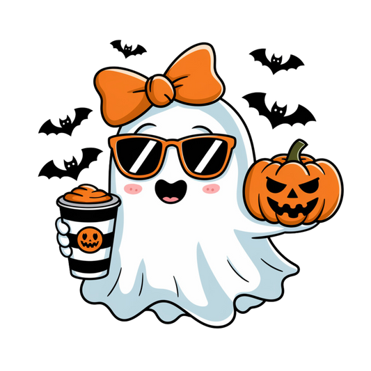 Cute Halloween Boo Sublimation - PNG File - Digital Download