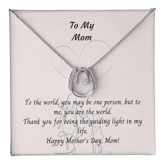 Thoughtful Gift For Mom - Dazzling Necklace For Mother’s Day With Card 💖🎁