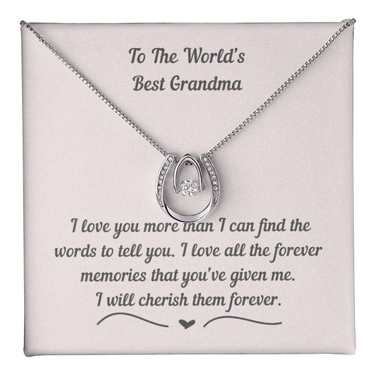 Grandma Necklace | Grandma Birthday Gift