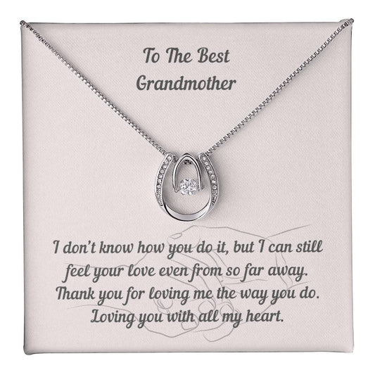 Amazing Gift for Grandmother | Sentimental Message Card Jewelry for Grandmother