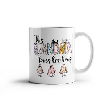 Charming Ghost Mug for Grandma – Customize It Your Way