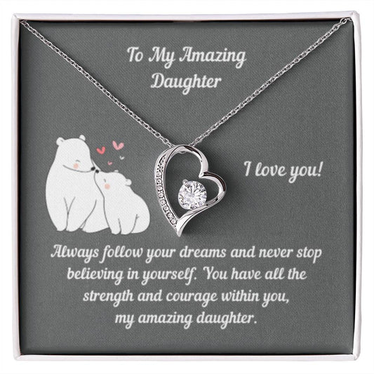 To My Amazing Daughter Necklace | Gift for Daughter