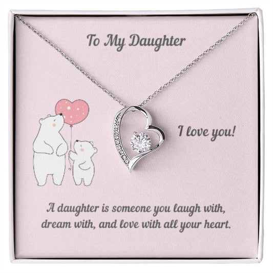 To My Daughter Necklace Gift From Mom | Birthday Gift for Daughter