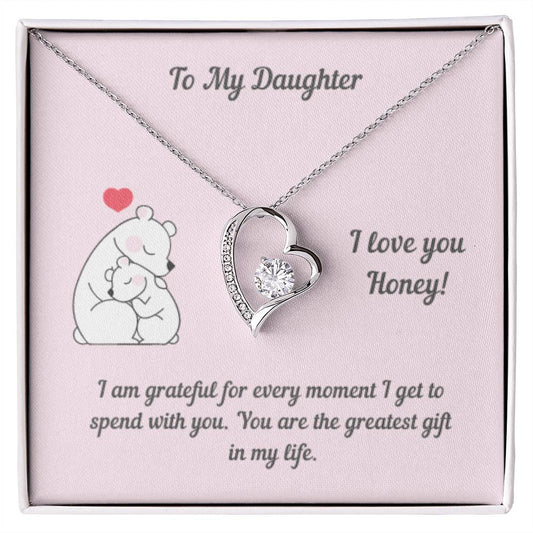 Beautiful Gift To My Daughter Necklace | Daughter Gift From Mom | Birthday Gift for Daughter